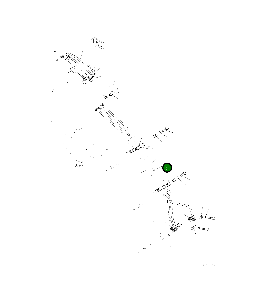 Трубка 208-62-27150 Komatsu