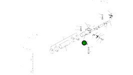 Трубка 208-62-41132 Komatsu