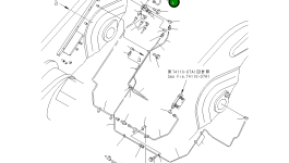 Трубка 427-S95-3850 Komatsu