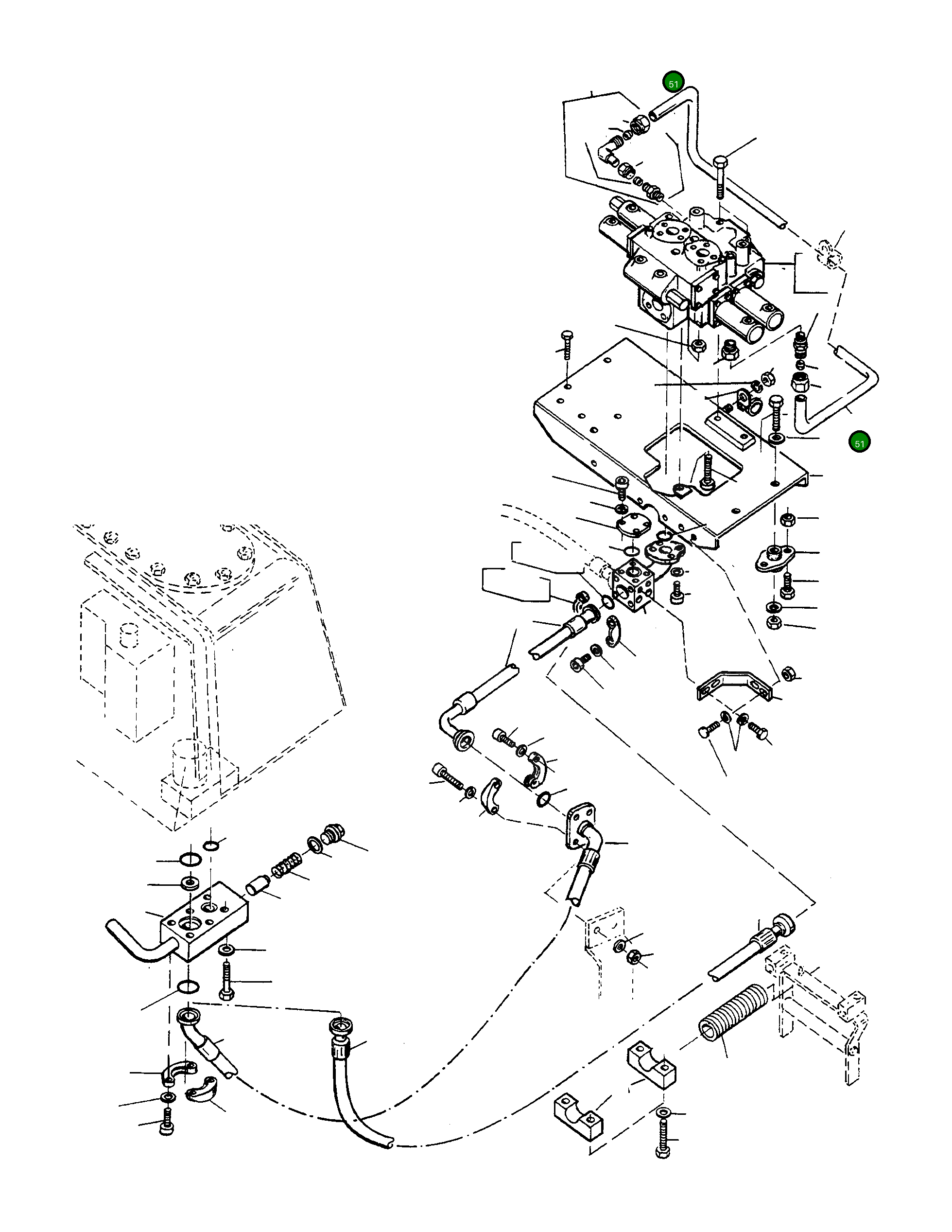 Трубка 4202362M1 Komatsu