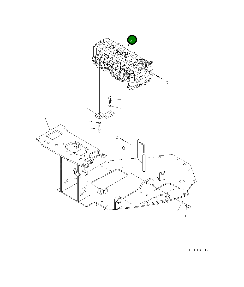 Управляющий клапан 723-18-14701 Komatsu