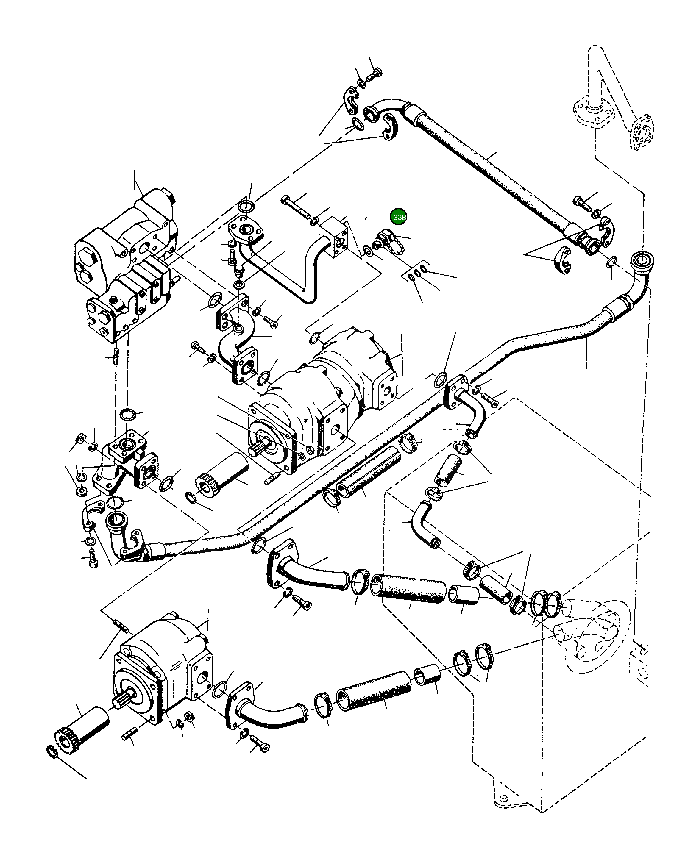 Труба 4004572M91 Komatsu