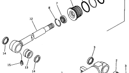 Цилиндр 20S-63-76340 Komatsu
