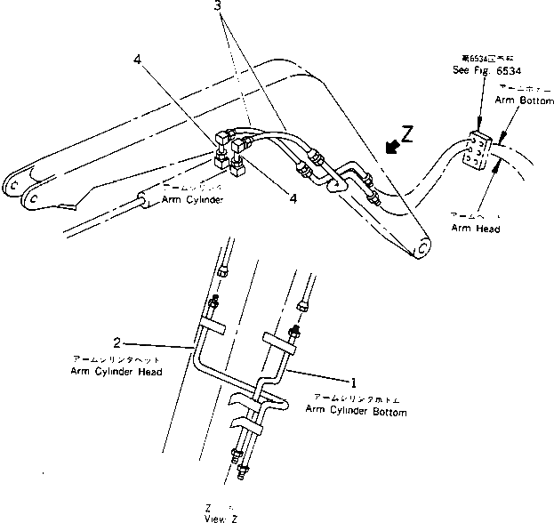 Трубка 20U-59-1520 Komatsu