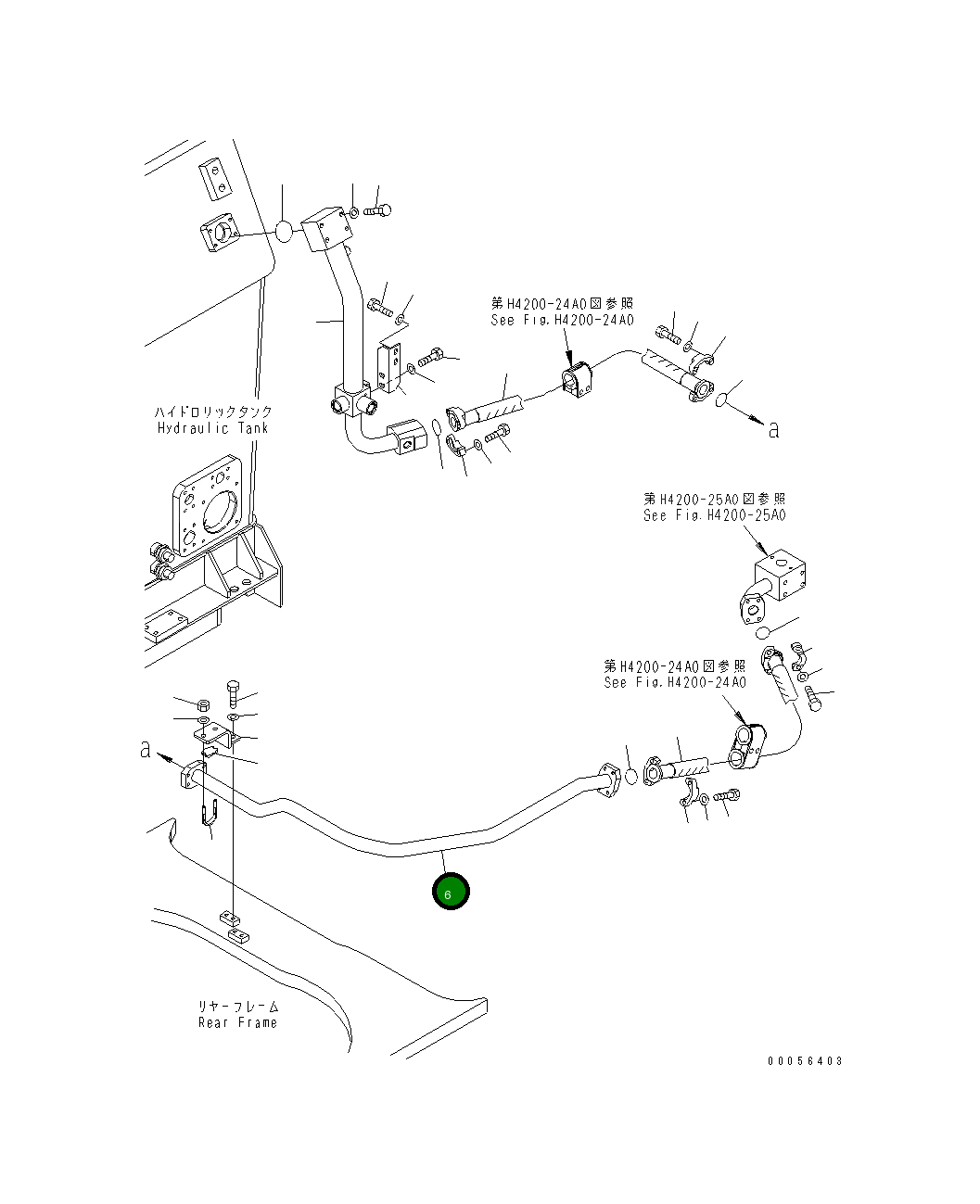 Трубка 427-62-25871 Komatsu
