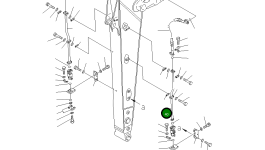 Трубка 208-970-K250 Komatsu
