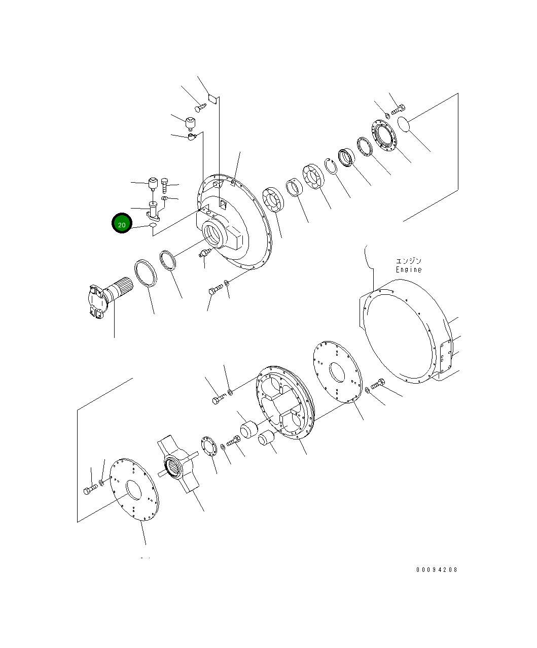 Трубка 42C-12-11880 Komatsu