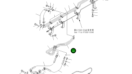Трубка 8295-62-1660 Komatsu