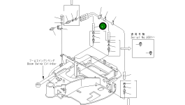 Трубка 22F-46-11411 Komatsu