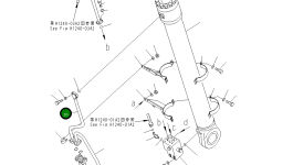 Трубка 209-64-13410 Komatsu