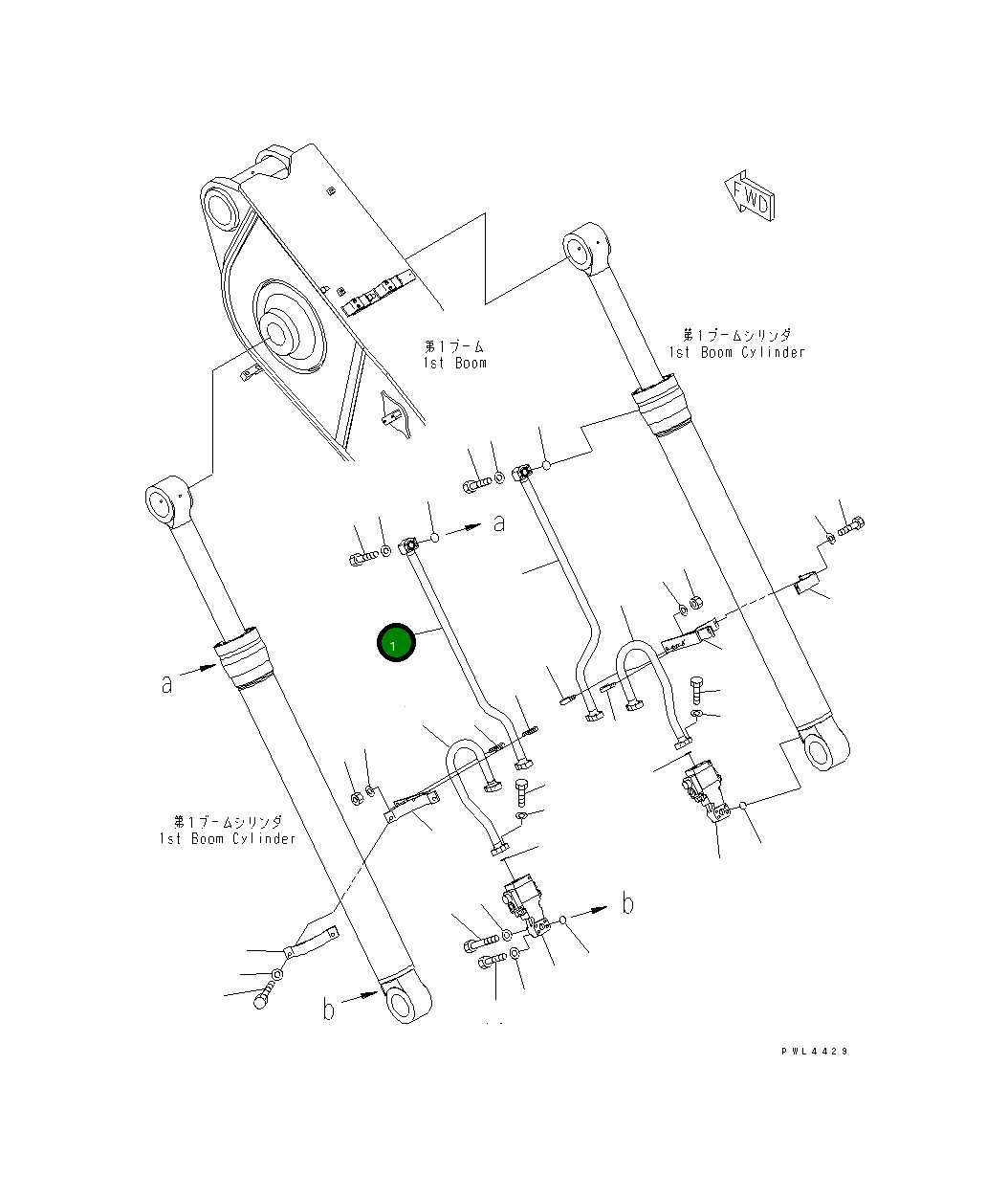 Трубка 207-966-K910 Komatsu