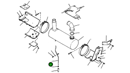 Трубка 208-01-68261 Komatsu