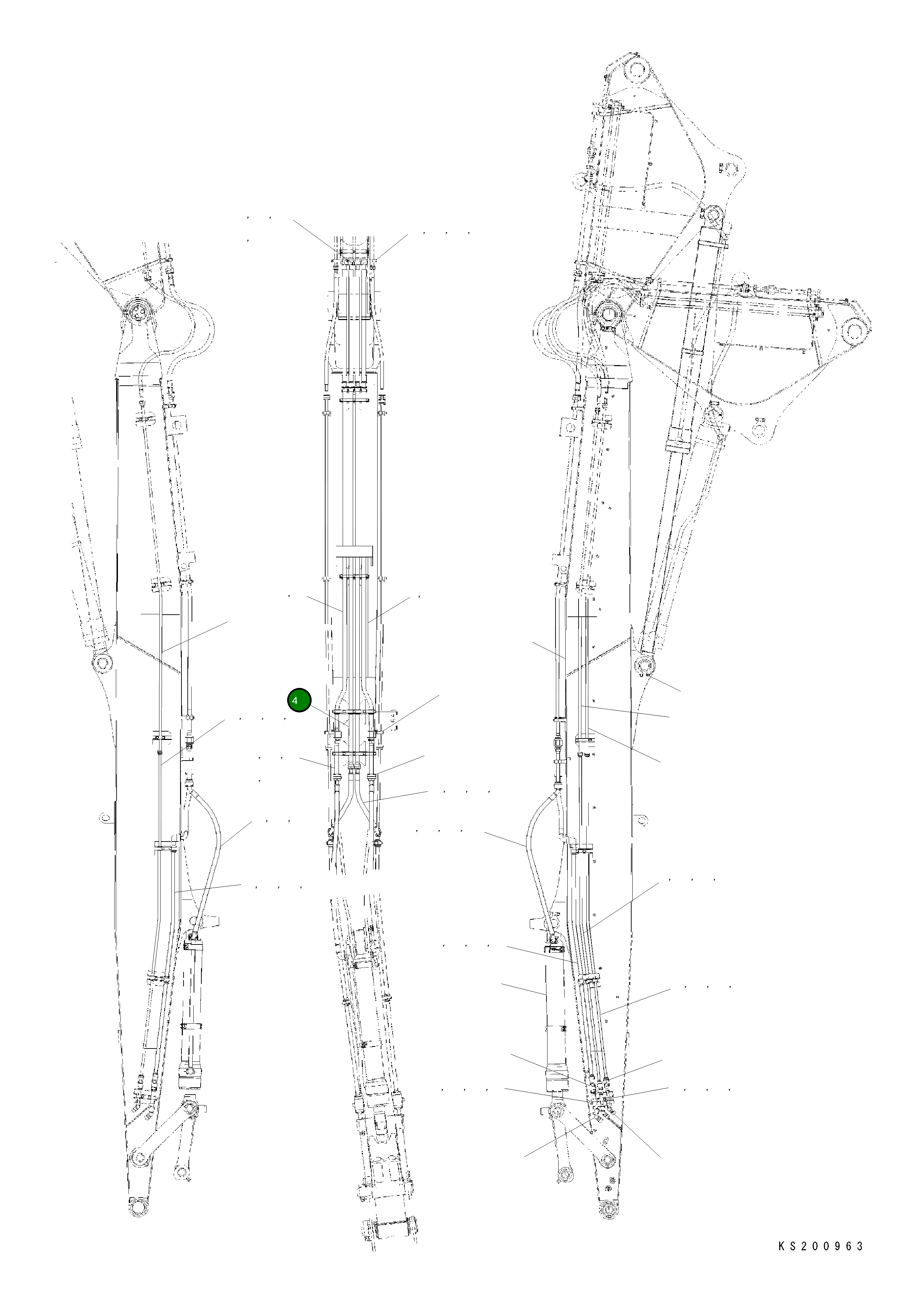 Трубка 208-62-87180 Komatsu
