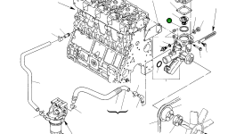 Термостат YM124610-48620 Komatsu