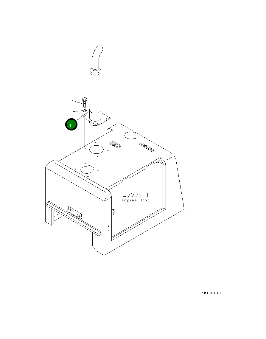 Труба 416-02-21512 Komatsu
