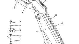 Трубка 205-966-5761 Komatsu