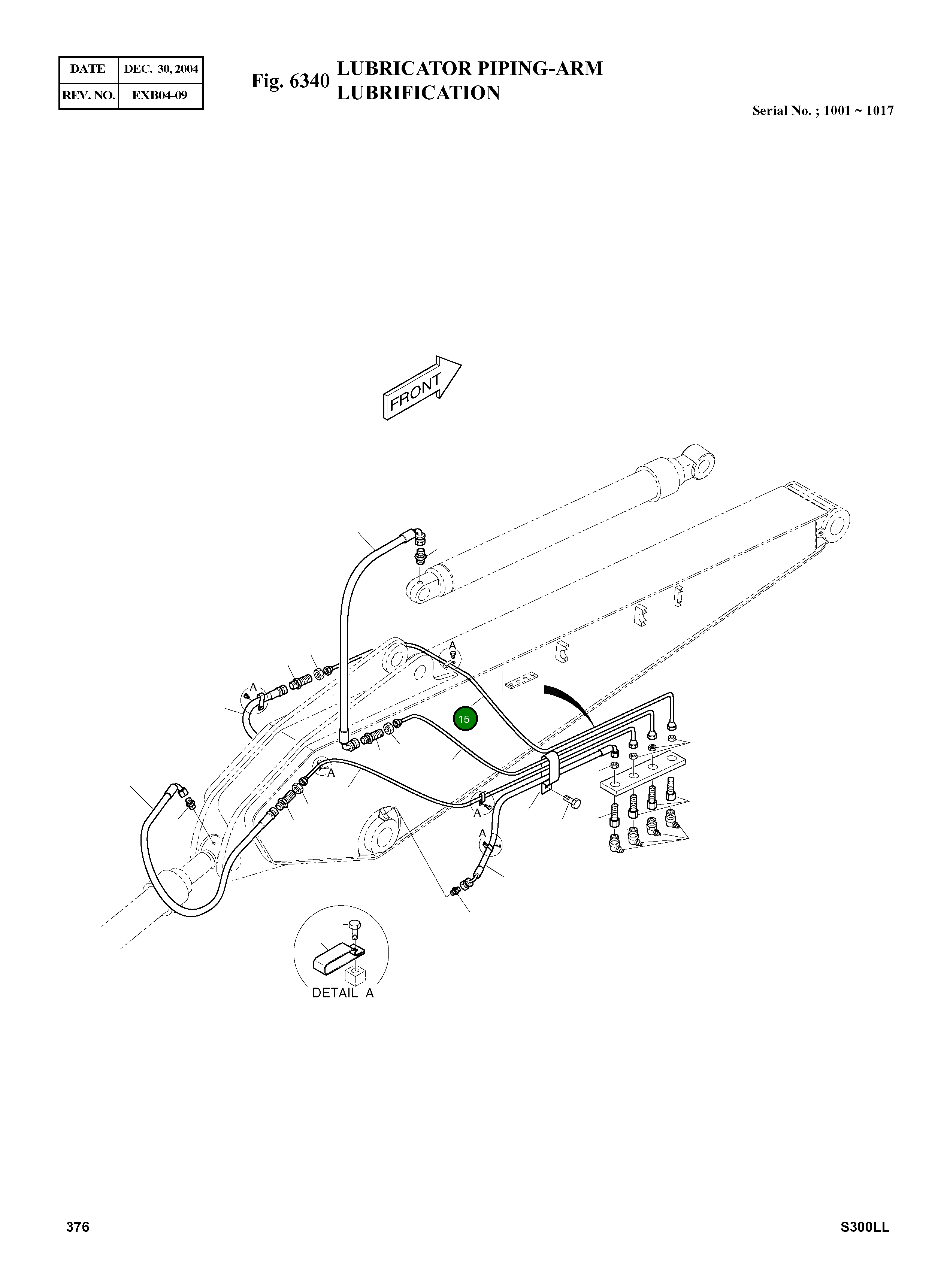Труба 140-01433B Komatsu