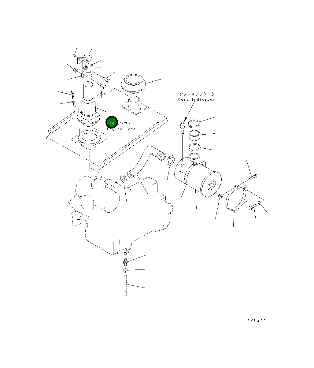 Труба 263-54-32650 Komatsu