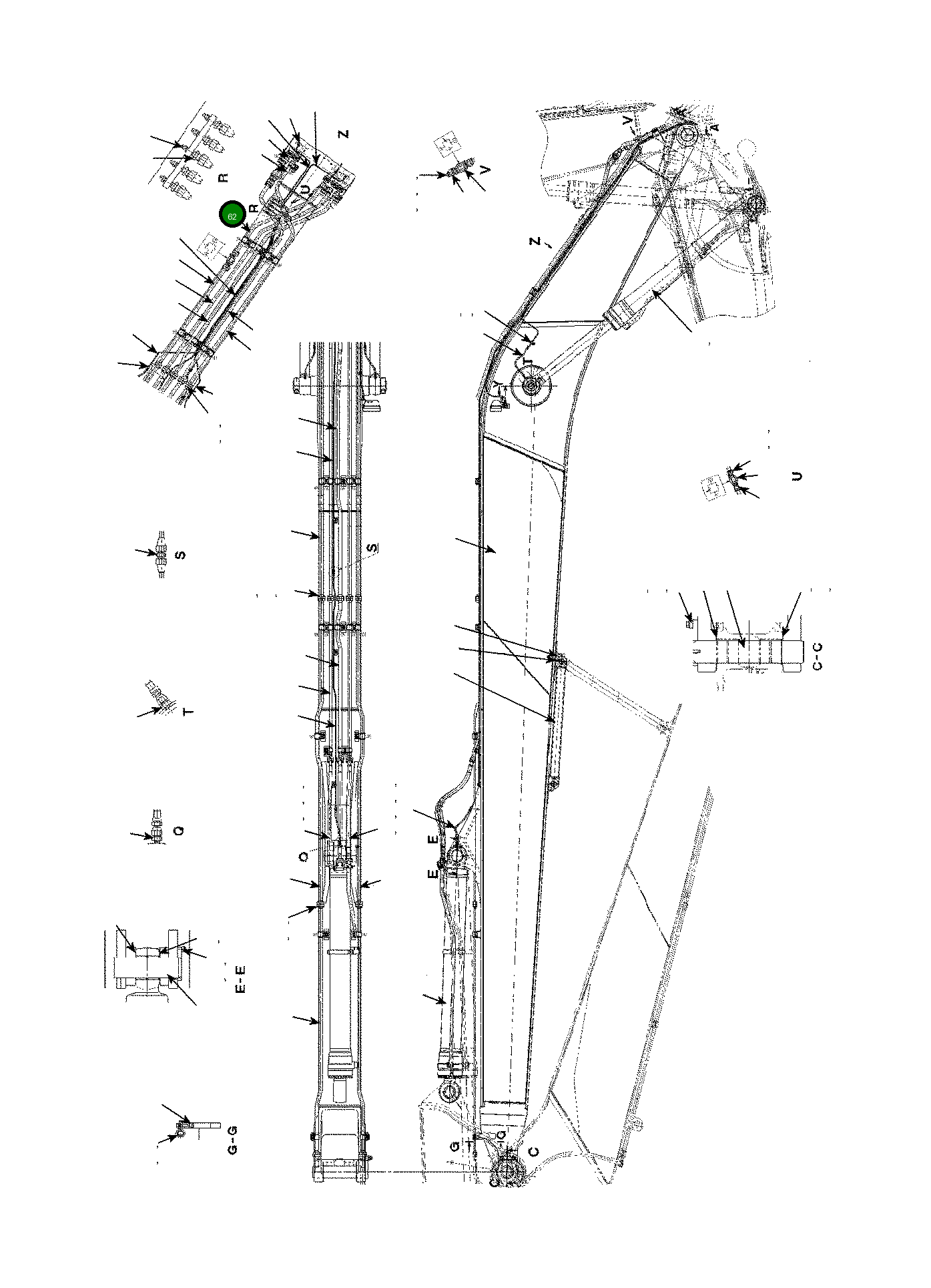 Трубка 208-62-84490 Komatsu