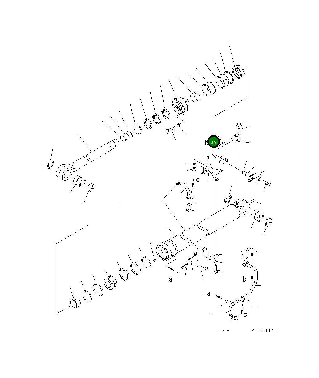 Трубка 209-63-77980 Komatsu