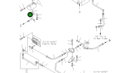 Трубка 23A-60-16130 Komatsu