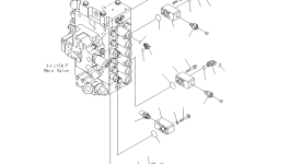 Угловой штуцер 02782-10424 Komatsu
