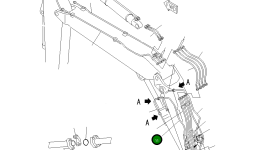 Трубка 203-966-6461 Komatsu