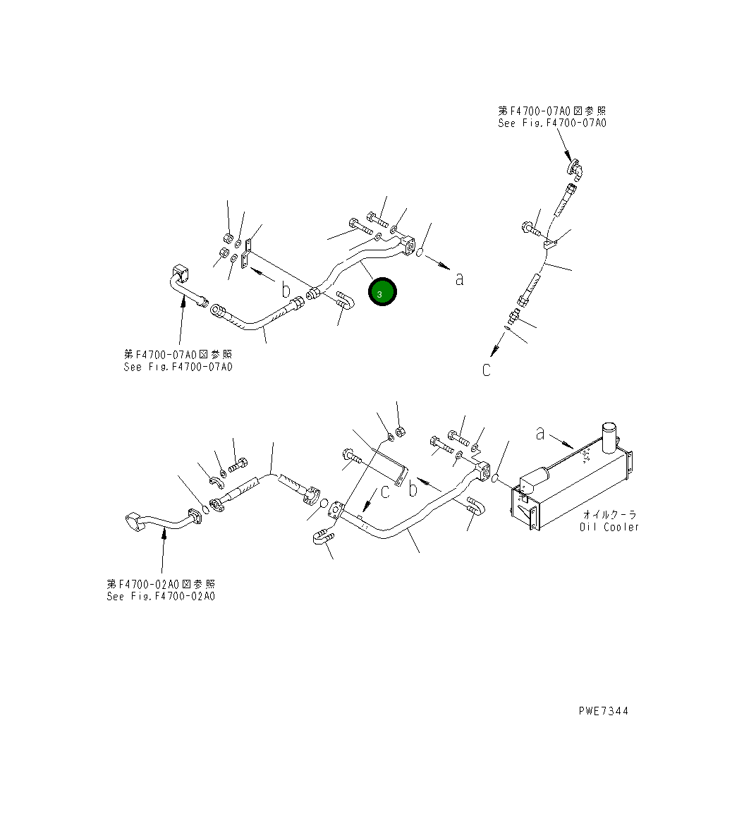 Трубка 426-16-21282 Komatsu
