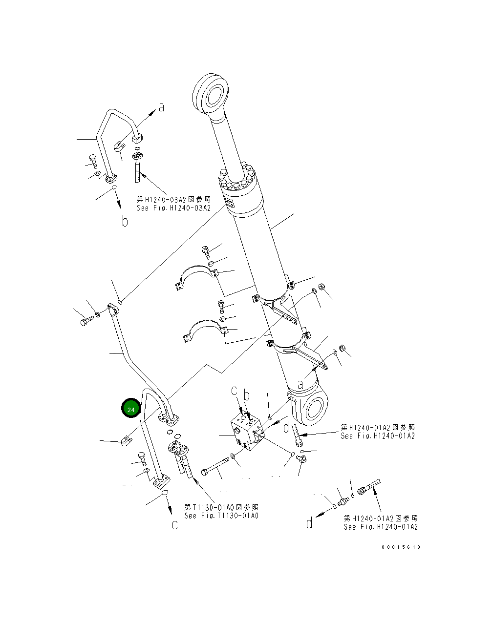 Трубка 209-64-13440 Komatsu