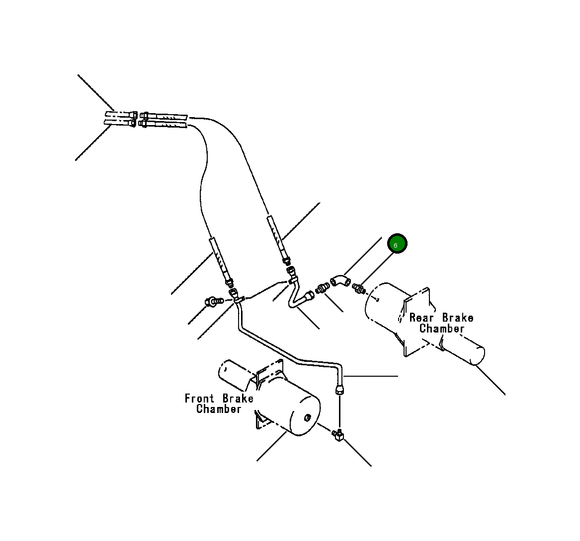 Угловой штуцер 07323-A0300 Komatsu