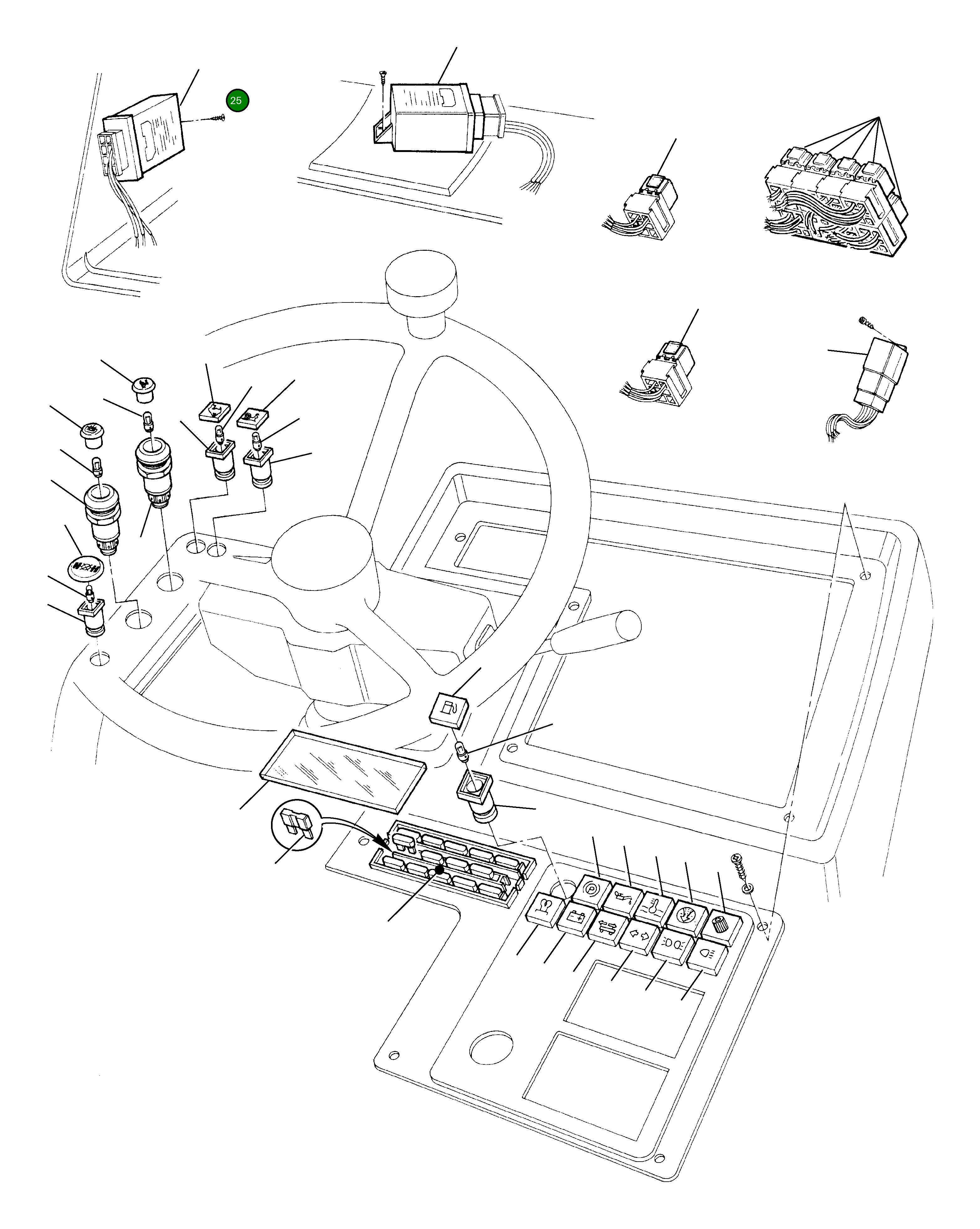 Указатель поворота 885151010 Komatsu