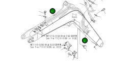 Трубка 22K-62-18250 Komatsu