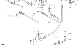 Угловой штуцер 234-60-32220 Komatsu