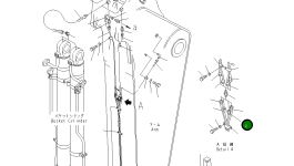 Трубка 21N-70-35171 Komatsu