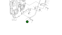 Трубка 209-38-73150 Komatsu