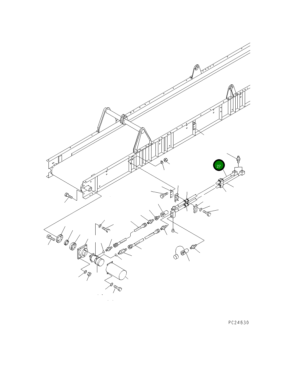 Трубка KWKKS-75-91130 Komatsu