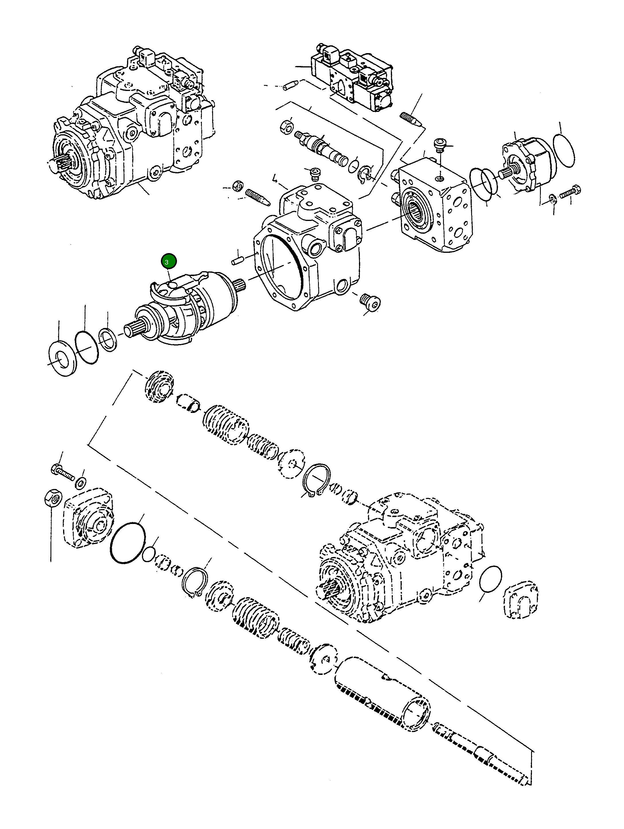 Трансмиссия 4918253M91 Komatsu