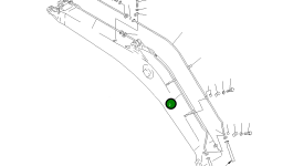 Трубка 208-62-54641 Komatsu