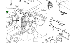 Фонарь указателя поворота 2949833M91 Komatsu