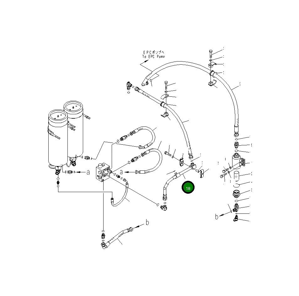 Трубка 426-62-35220 Komatsu
