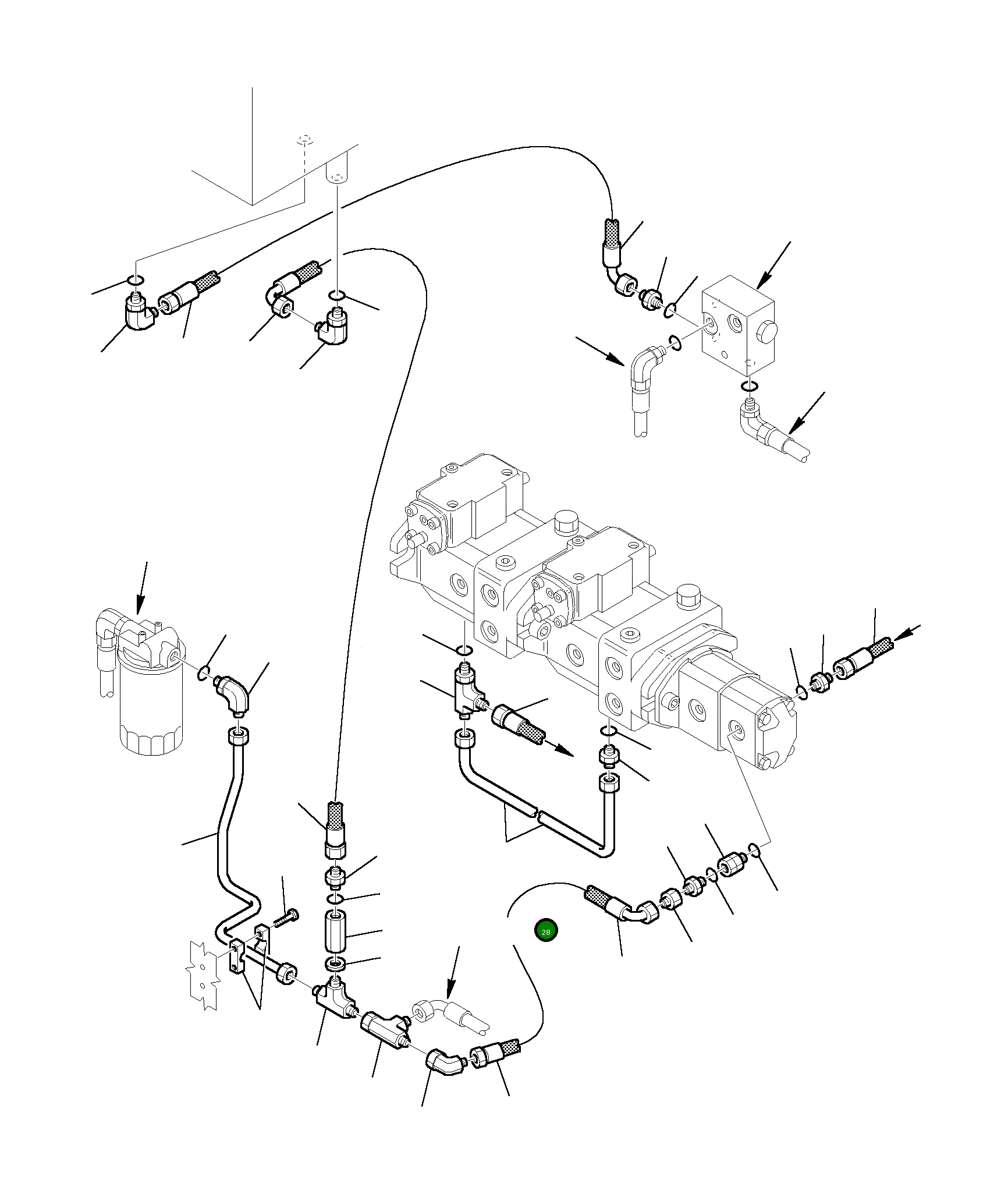 Труба 332210060 Komatsu