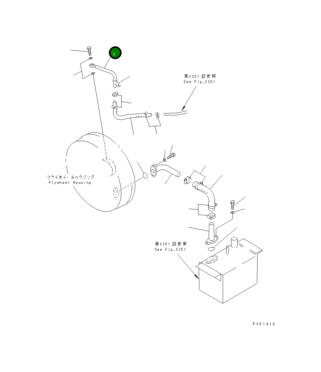 Трубка 262-16-11282 Komatsu