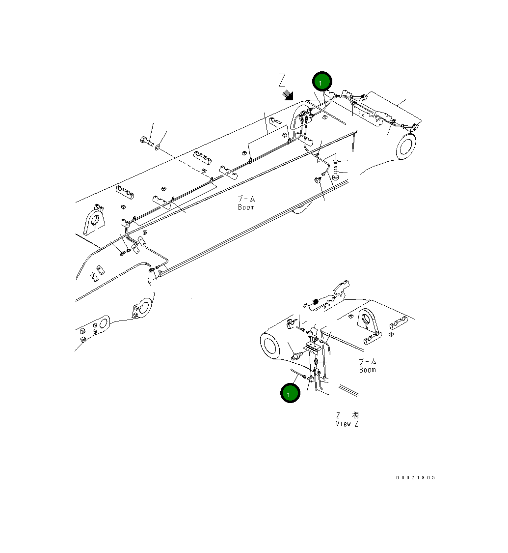 Трубка 208-72-71630 Komatsu