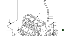 Труба YM123950-39050 Komatsu