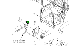 Трубка 22M-977-2150 Komatsu