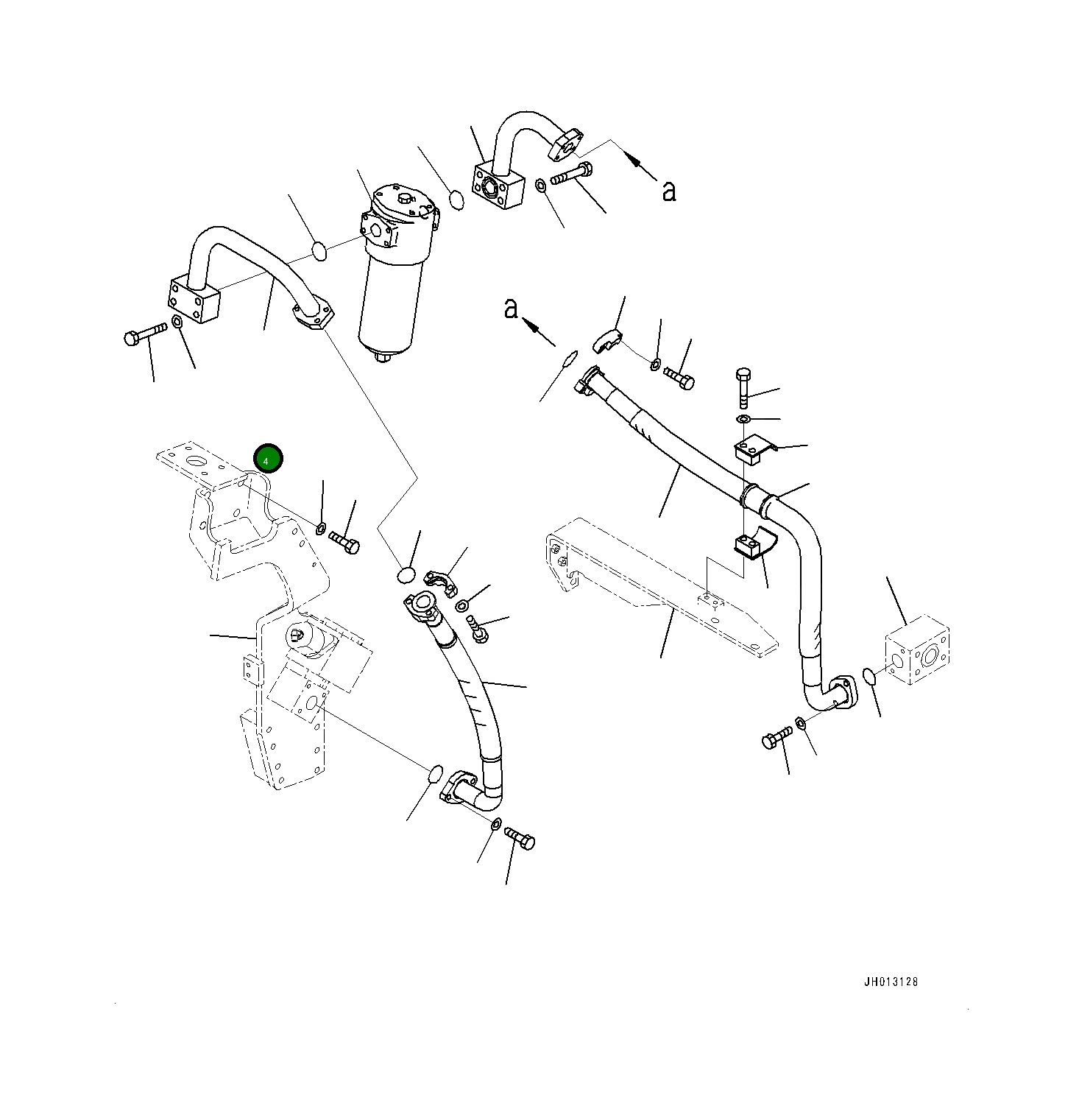 Трубка 208-62-76751 Komatsu