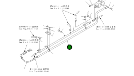 Трубка 209-62-67511 Komatsu