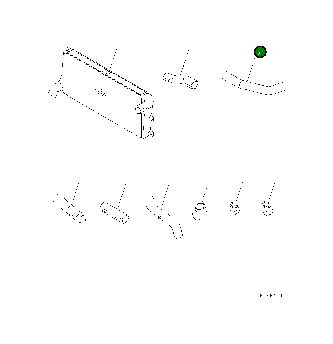 Трубка 6737-11-4720 Komatsu