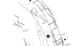 Трубка 209-70-77130 Komatsu