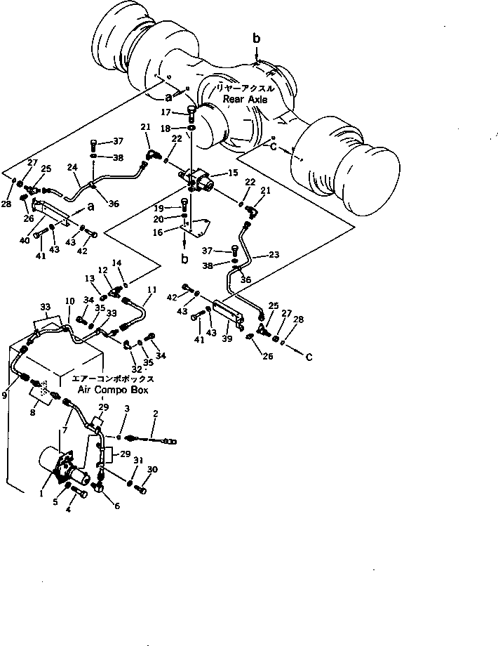 Шланг 07104-20410 Komatsu